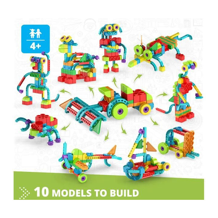 Engino Qboidz traktor 10 modelů
