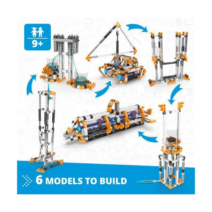 Engino Stem Dynamika kapalin Archimédův zákon, vztlak a hydraulika