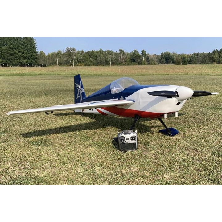 51" Slick 540 ARF - červená/modrá