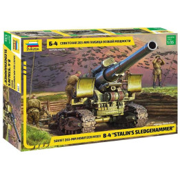 Model Kit military 3704 - M1931 (B-4) 203mm Howitzer WWII (1:35)