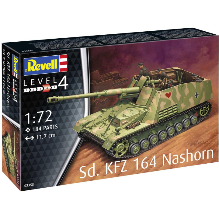Plastic ModelKit military 03358 - Sd.Kfz. 164 Nashorn (1:72)