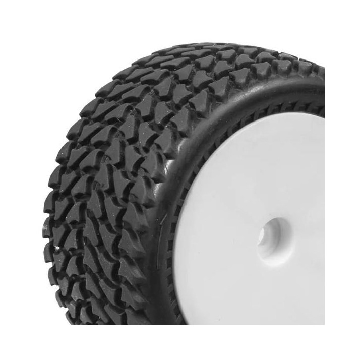 Zadní nalepené Off Road 1/10 gumy, hrubý silniční profil, 2 ks.