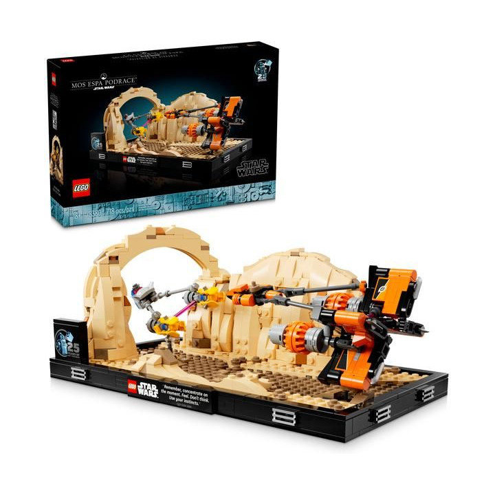 LEGO Star Wars - Závody kluzáků v Mos Espa - dioráma