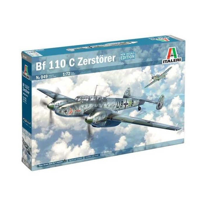 Model Kit letadlo 0049 - Bf-110 C3/C4 Zerstörer (1:72)
