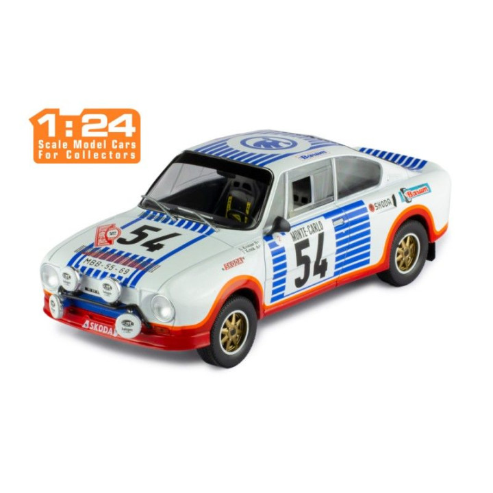 IXO-MODELS Škoda 130RS (1977) 1:24 - Team Škoda (night version) N. 54 Rally Montecarlo