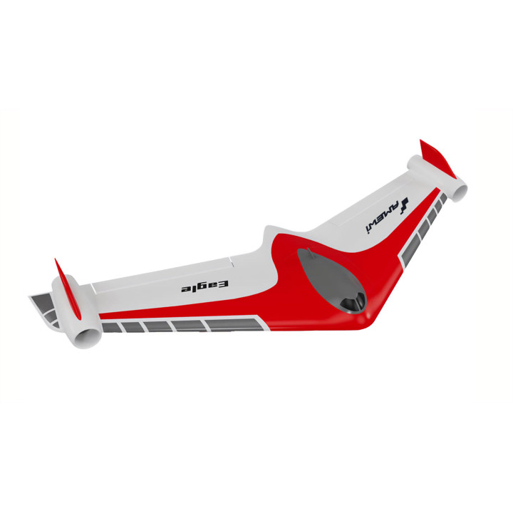Eagle Twin V2 40mm EDF lietajúce krídlo PNP červené