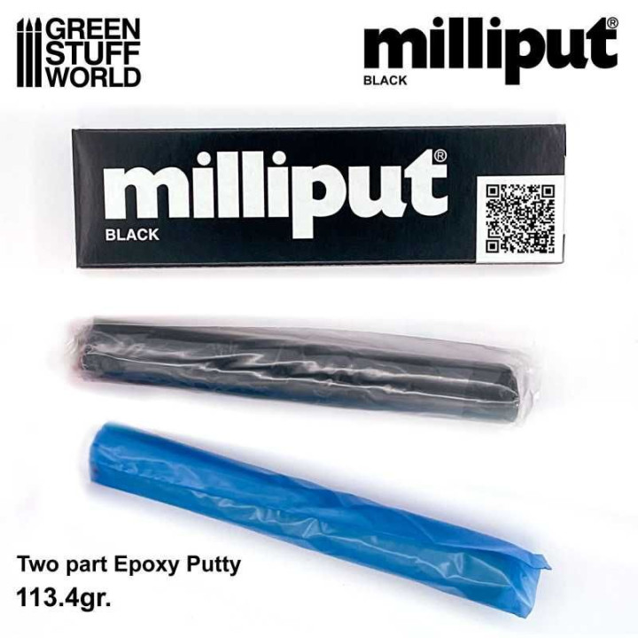 Milliput Black 113,4g - Epoxidový tmel