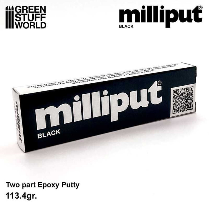 Milliput Black 113,4g - Epoxidový tmel