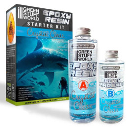 Crystal clear epoxy resin 300ml / Krištáľovo číra epoxidová živica 300ml