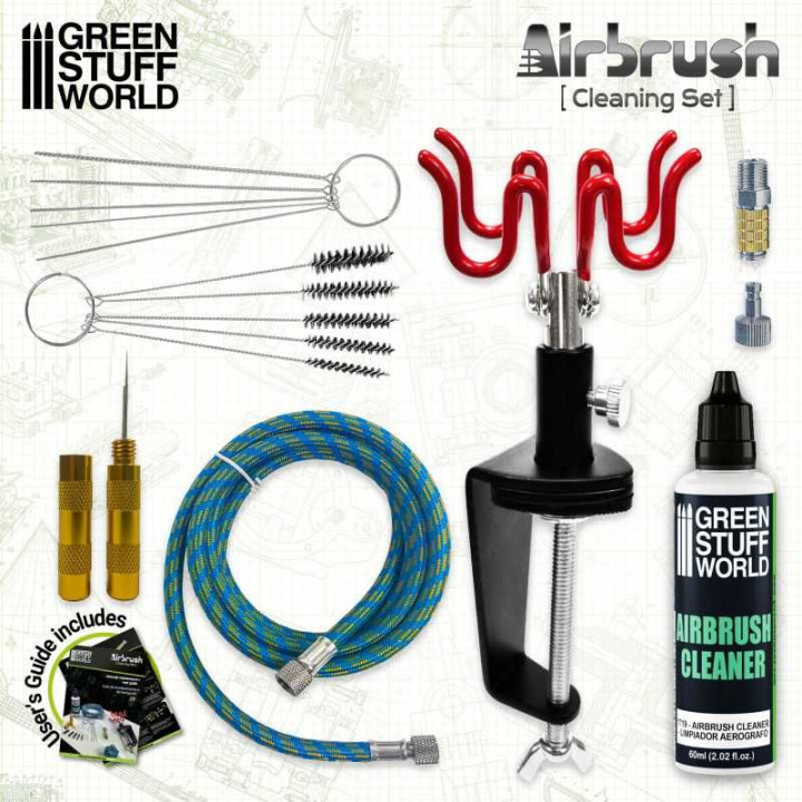 Set Tools - Airbrush Cleaning Set / Súprava na čistenie airbrushu