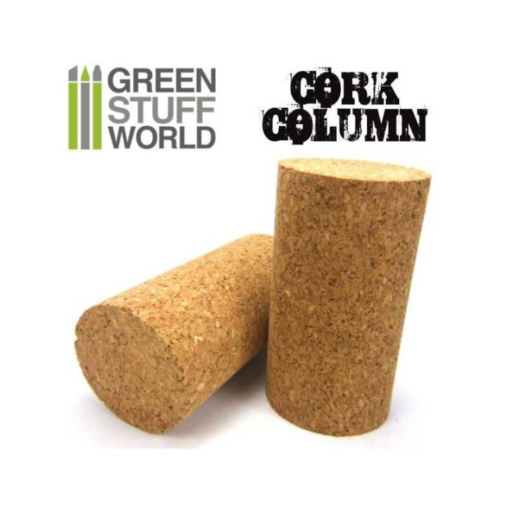 Sculpting Cork Columns / Korkový držiak