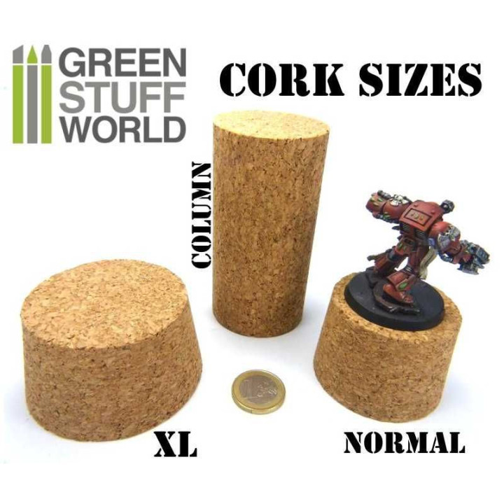 Sculpting Cork Columns / Korkový držiak