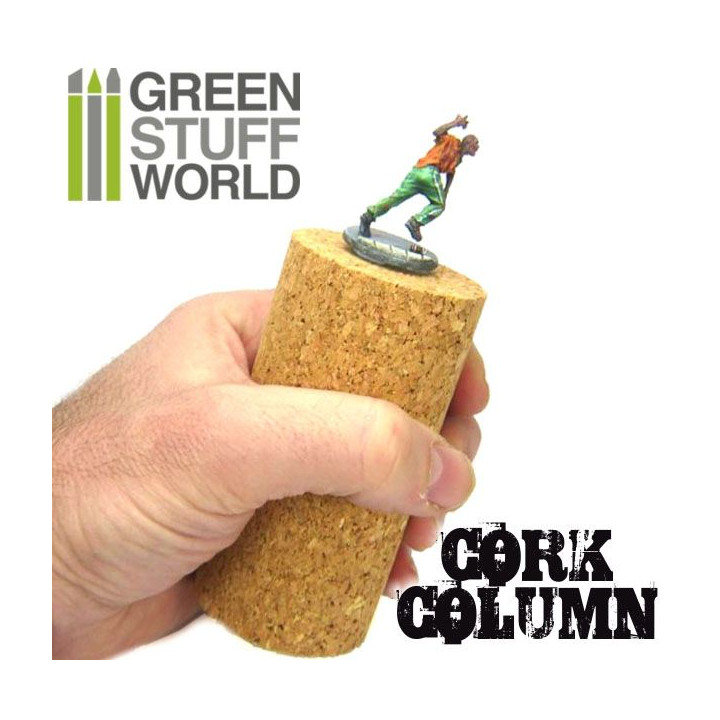 Sculpting Cork Columns / Korkový držiak