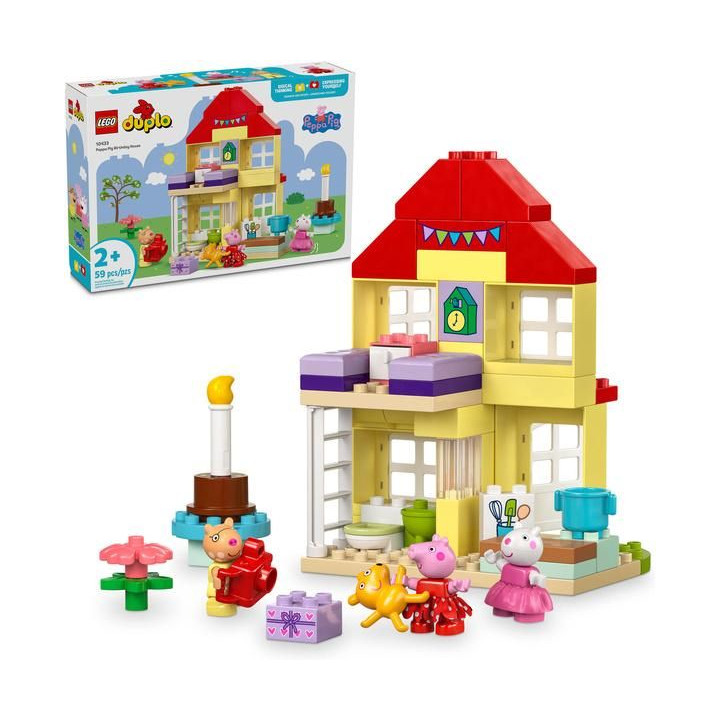 LEGO DUPLO - Prasátko Peppa a narozeninový dům
