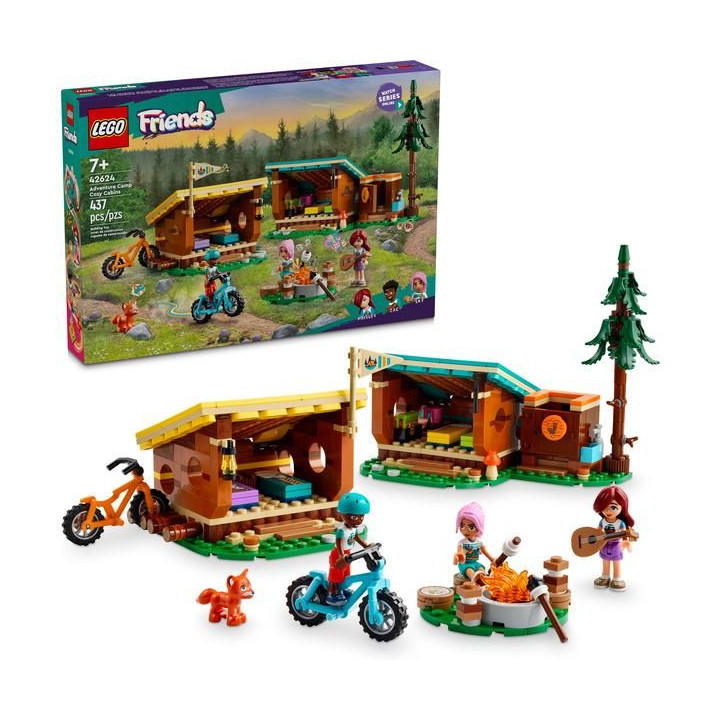LEGO Friends - Útulné chatky na dobrodružném táboře