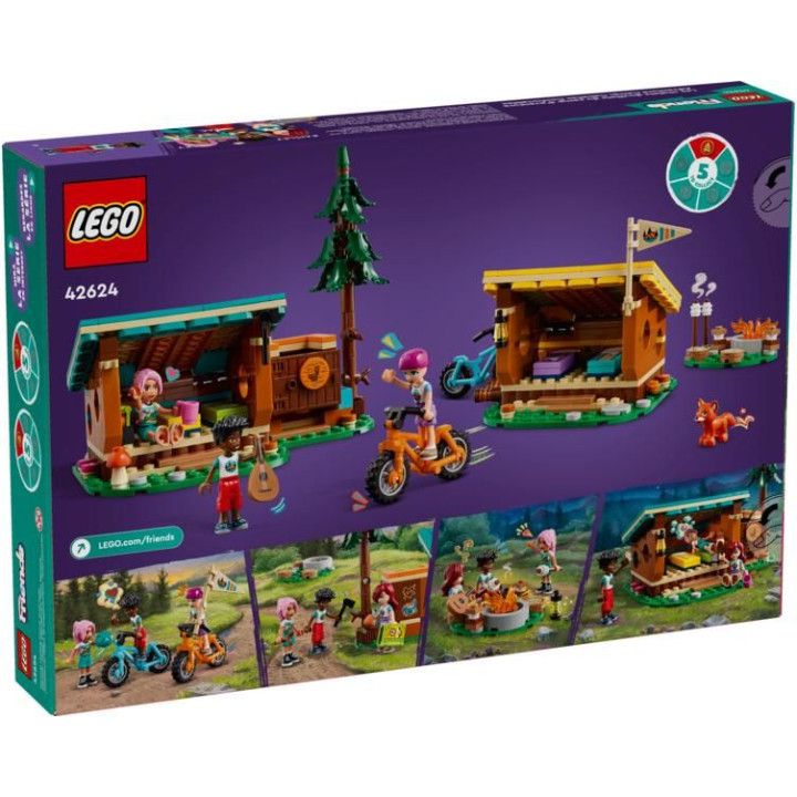 LEGO Friends - Útulné chatky na dobrodružném táboře