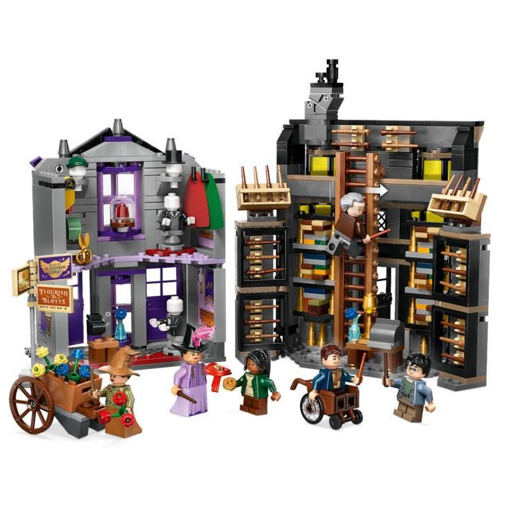 LEGO Harry Potter - Ollivanderův obchod a Obchod madame Malkinové