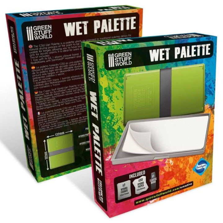 Acrylic Wet Palette / Akrylová vlhká paleta