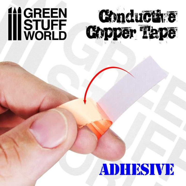 Conductive copper tape - 3mm x 20m / Vodivá medená páska - 3mm x 20m