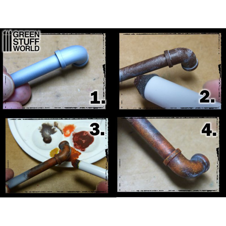 Weathering Sticks 8mm (set 3pc) / Weathering paličky 8mm (sada 3 ks)
