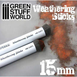 Weathering Sticks 15mm (set 2pc) / Weathering paličky 15 mm (sada 2 ks)