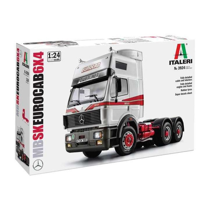 Model Kit truck 3924 - MERCEDES-BENZ SK EUROCAB 6x4 (1:24)