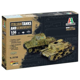 Model Kit tank 25768 - Italian tanks and semoventi (1:56)