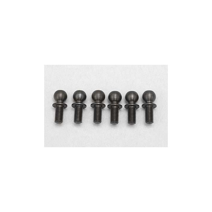 Yokomo BD8'18 4.8mm kulové čepy (krátký krček/11.5mm), 6 ks