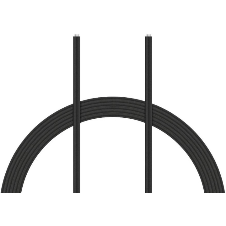 Kabel silikon 0.75mm2 1m (černý)