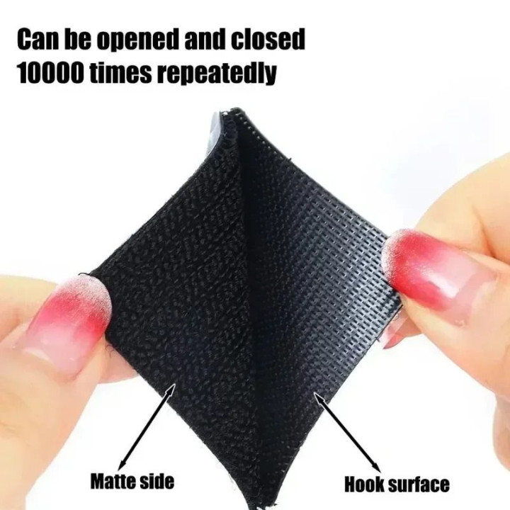 Obojstranný suchý zips 5x5cm / 1 pár