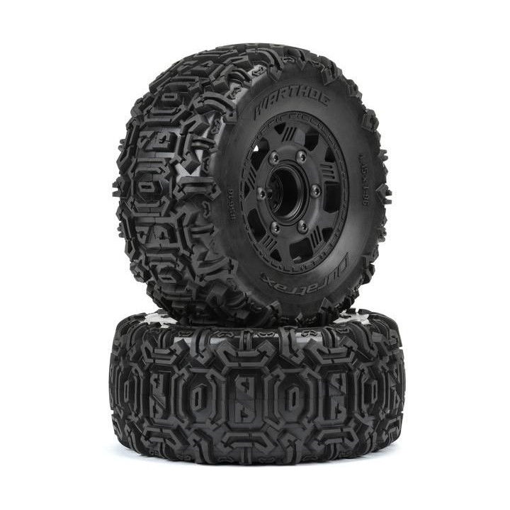 Duratrax kolo 2.2"/3.0" Warthog H12/14mm černé (2)