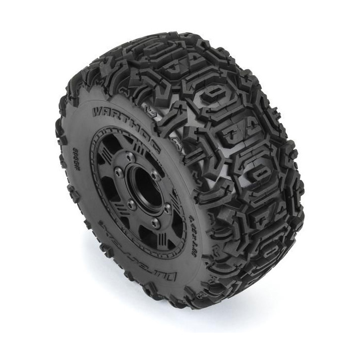 Duratrax kolo 2.2"/3.0" Warthog H12/14mm černé (2)