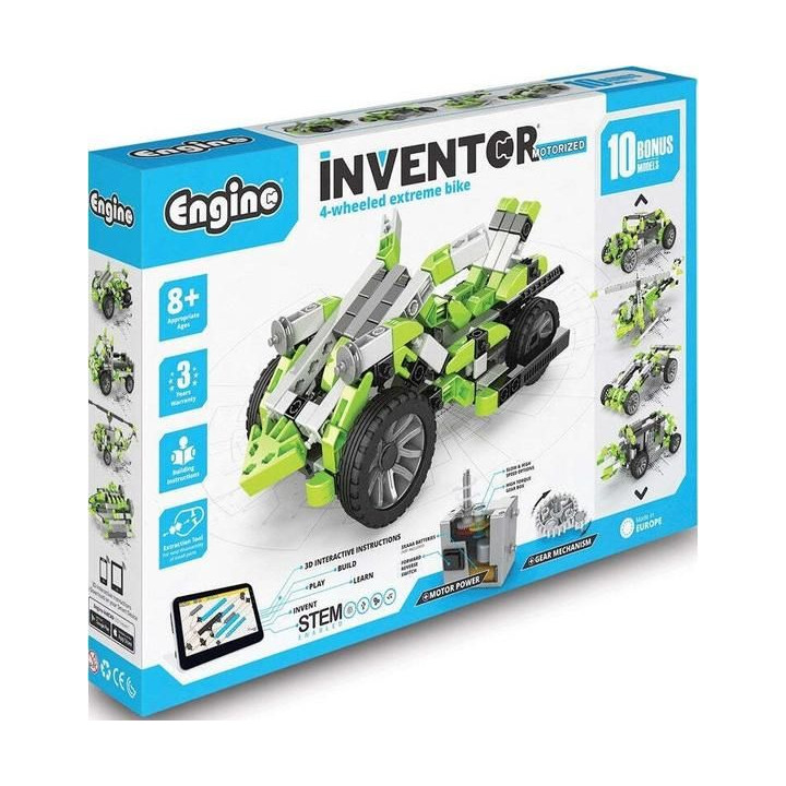 Engino Inventor Mechanics čtyřkolka 10 modelů