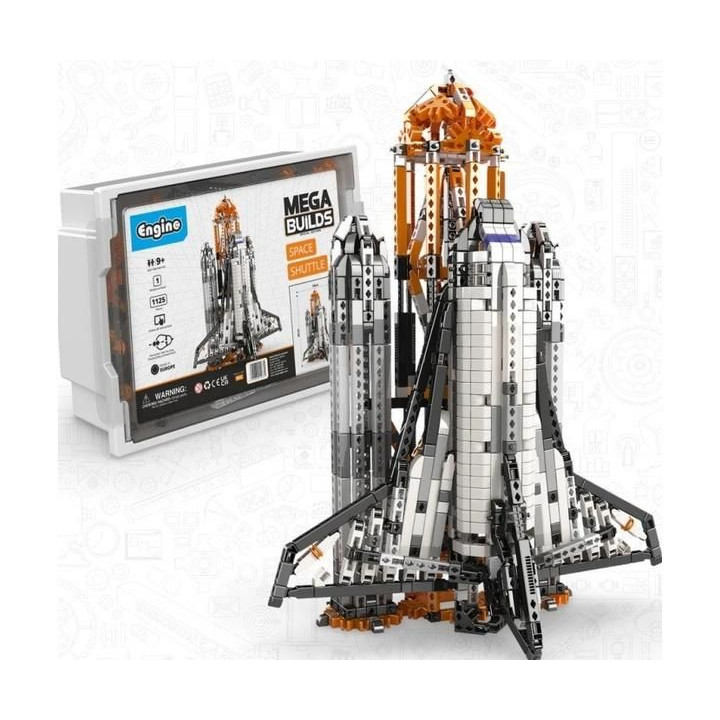 Engino Mega Builds raketoplán Challenger