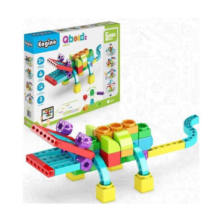 Engino Qboidz aligátor 5 modelů