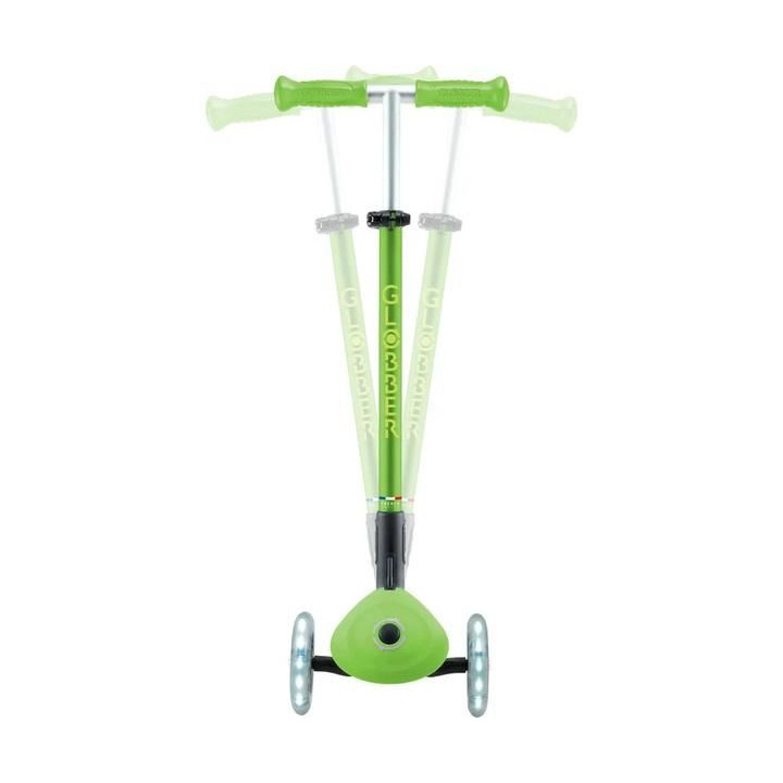 Globber - Koloběžka Primo Plus Lights V2 skládací Blue/Emerald Green