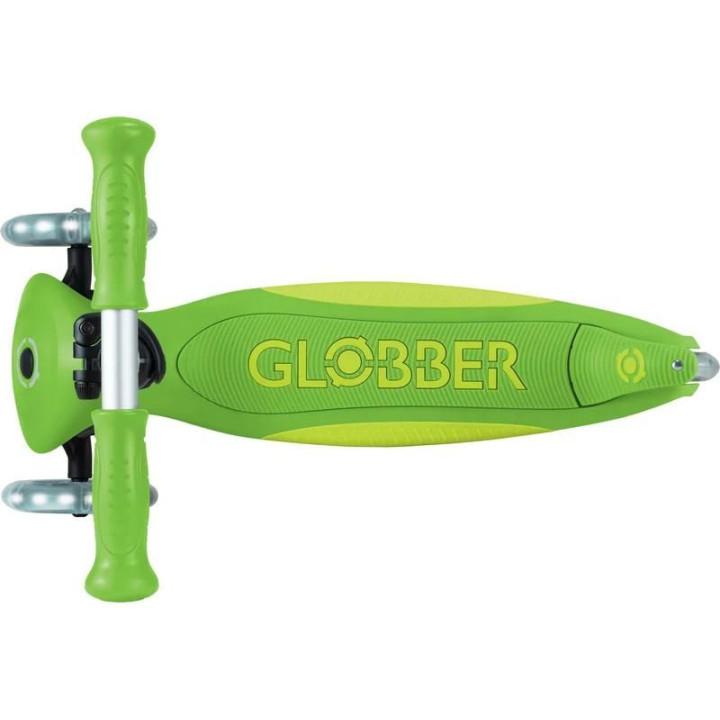 Globber - Koloběžka Primo Plus Lights V2 skládací Blue/Emerald Green