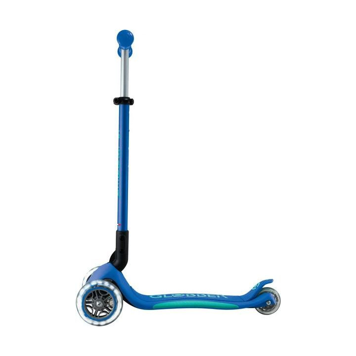 Globber - Koloběžka Primo Plus Lights V2 skládací Fuchsia/Sky Blue