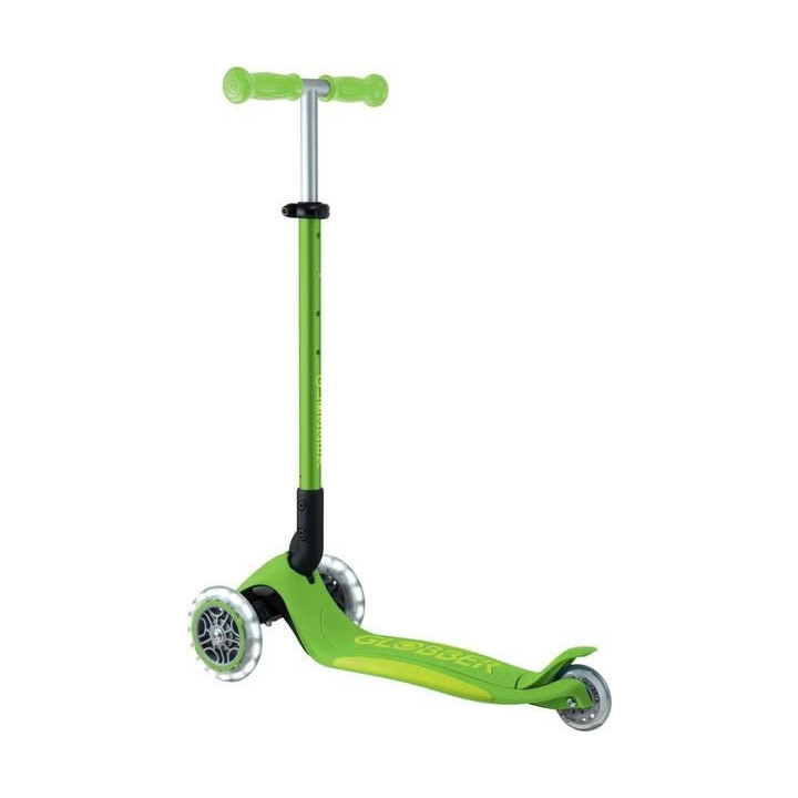 Globber - Koloběžka Primo Plus Lights V2 skládací Fuchsia/Sky Blue