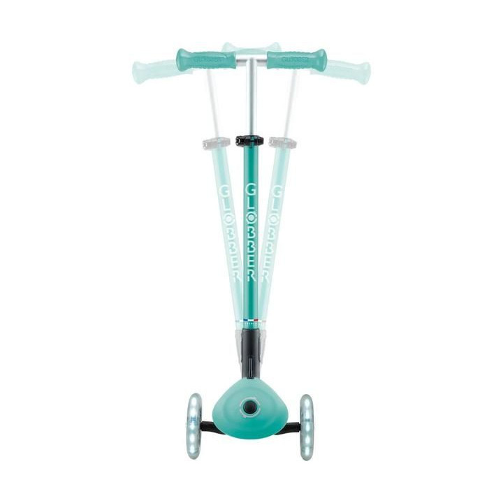 Globber - Koloběžka Primo Plus Lights V2 skládací Fuchsia/Sky Blue