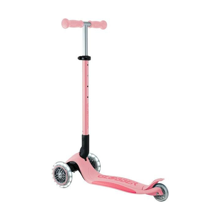 Globber - Koloběžka Primo Plus Lights V2 skládací Fuchsia/Sky Blue