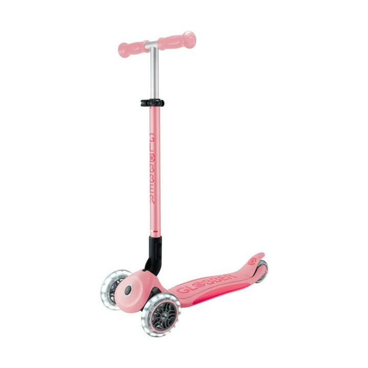 Globber - Koloběžka Primo Plus Lights V2 skládací Fuchsia/Sky Blue