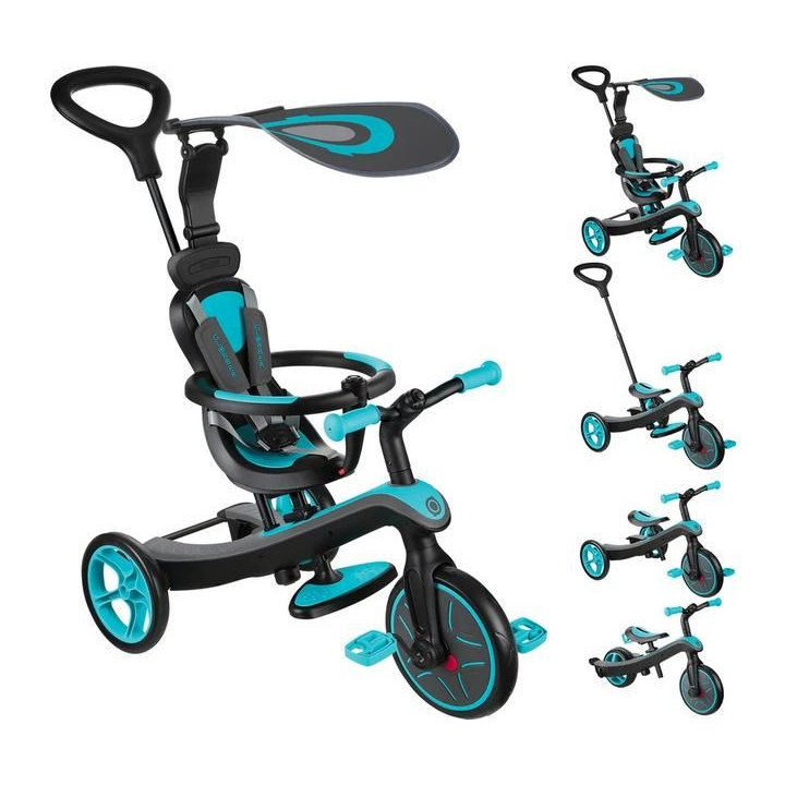 Globber - Tříkolka Explorer Trike 4in1 Iris