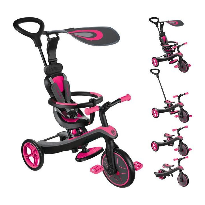Globber - Tříkolka Explorer Trike 4in1 Iris
