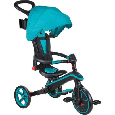Globber - Tříkolka Explorer Trike 4in1 skládací Teal
