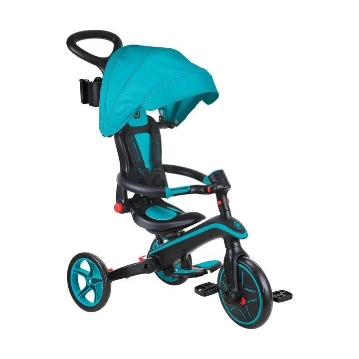 Globber - Tříkolka Explorer Trike 4in1 skládací Teal