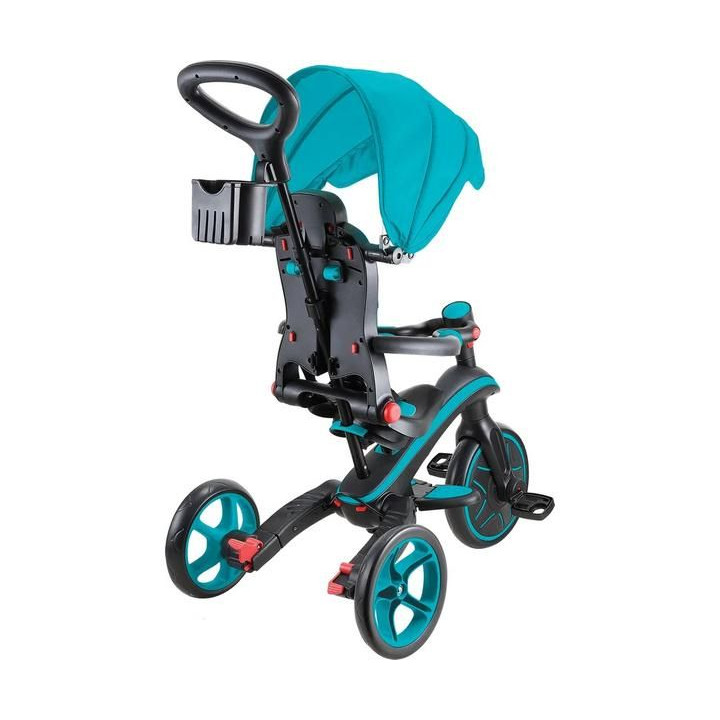 Globber - Tříkolka Explorer Trike 4in1 skládací Teal