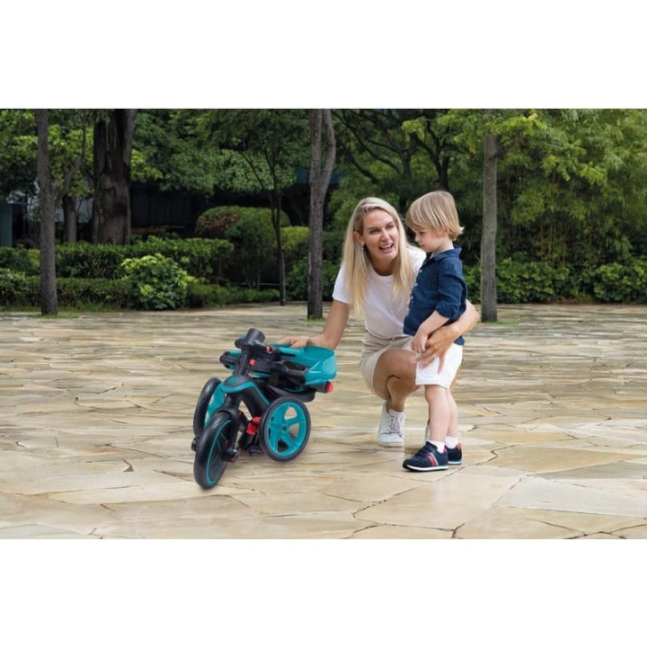 Globber - Tříkolka Explorer Trike 4in1 skládací Teal