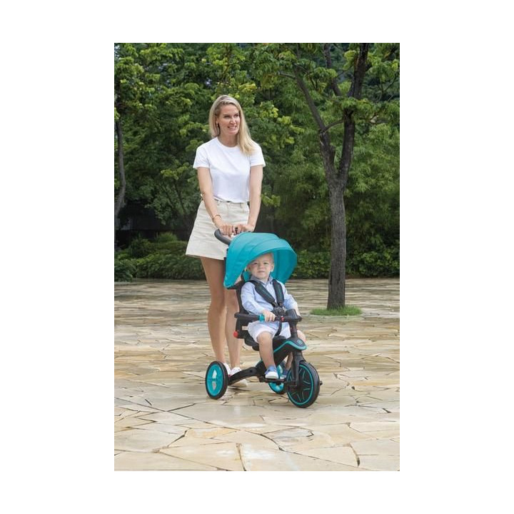 Globber - Tříkolka Explorer Trike 4in1 skládací Teal