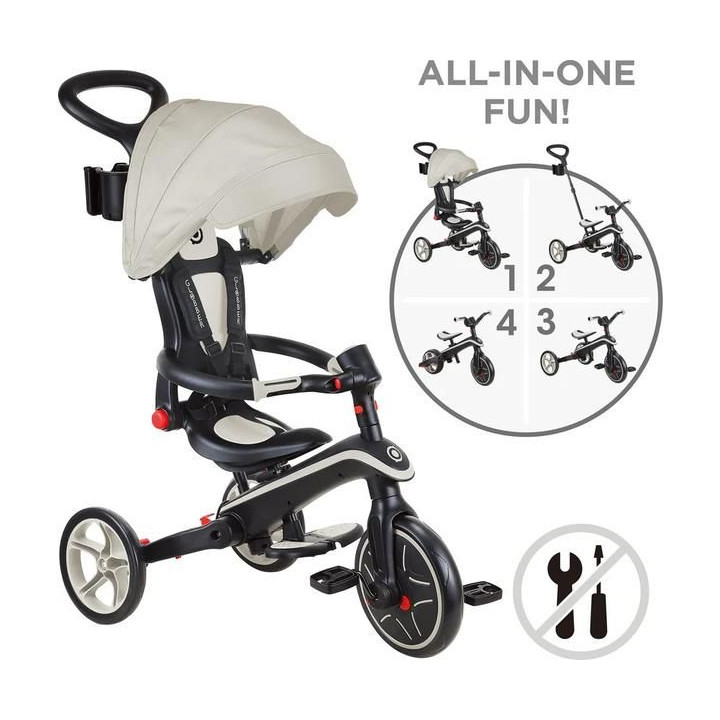 Globber - Tříkolka Explorer Trike 4in1 skládací Teal